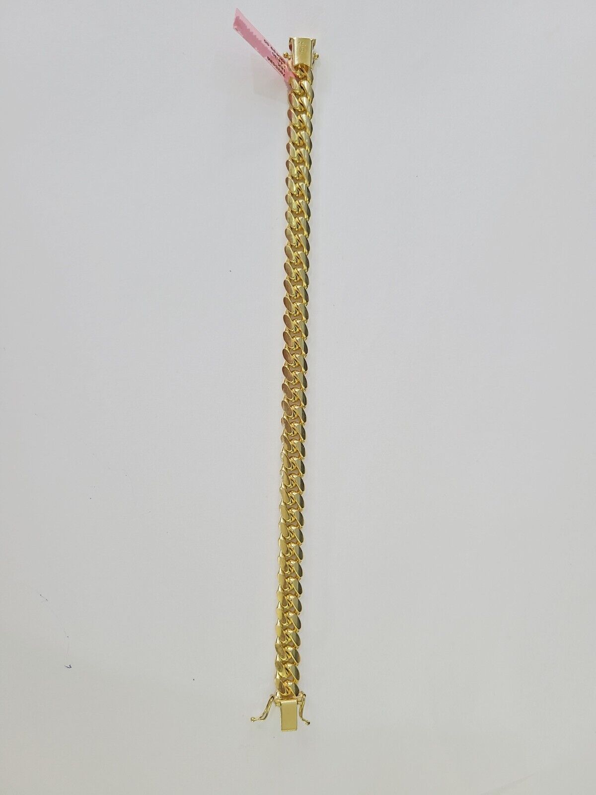 Real 14k Miami Cuban link Bracelet Yellow Gold 8mm 7.5" 8" 8.5" 9" Inch Solid