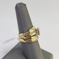 REAL 10k Diamond Ring Yellow Gold Ladies Men Trio SET Wedding Engagement Genuine