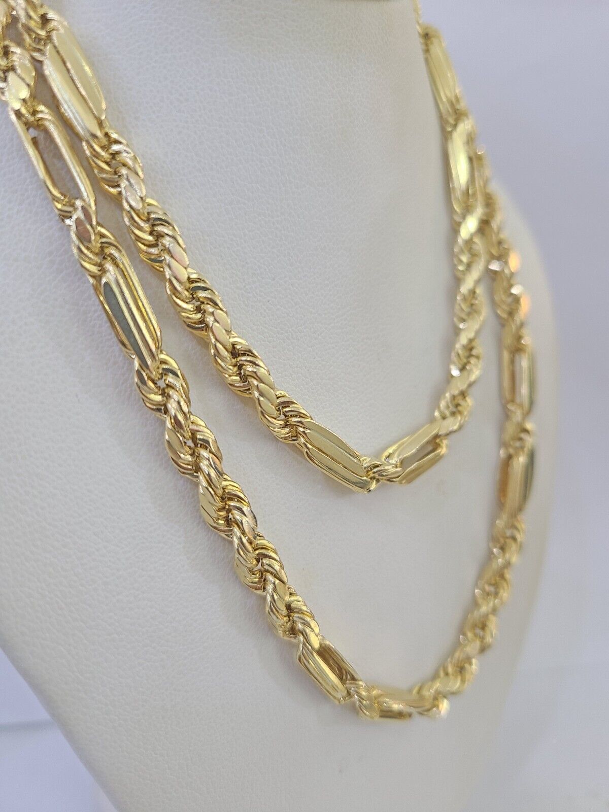 Real 10k Milano Rope Chain Necklace Yellow Gold 5mm 20" 22" 24" 26" 28" Genuine