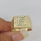 Real 10k Initial E Casual Ring Alphabet Yellow Gold 10kt Genuine