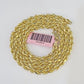 14k Real Solid Rope Chain Yellow Gold 4mm 18"-26" Inch Men Women Genuine