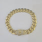 Real 14k Gold Monaco Bracelet 7mm-11mm 8"-8.5" 14kt Yellow