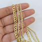 10k Gold Solid Cuban Curb Necklace Chain 3mm 4mm 5mm 18-28 Inches 10kt Yellow