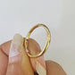 Real 14k Ring Wedding Band Yellow Gold Women Casual 14kt