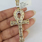 10k Diamond Jesus Cross Charm Pendant Yellow Gold Genuine Real