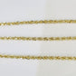 14k Real Solid Rope Chain Yellow Gold 4mm 18"-26" Inch Men Women Genuine