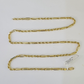 10k Gold Milano Rope chain Solid 4mm 20 Inches Yellow Gold Necklace Real