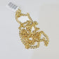 10k Gold Cuban Curb Link chain 4mm 24 Inch Real Yellow Gold Real Genuine