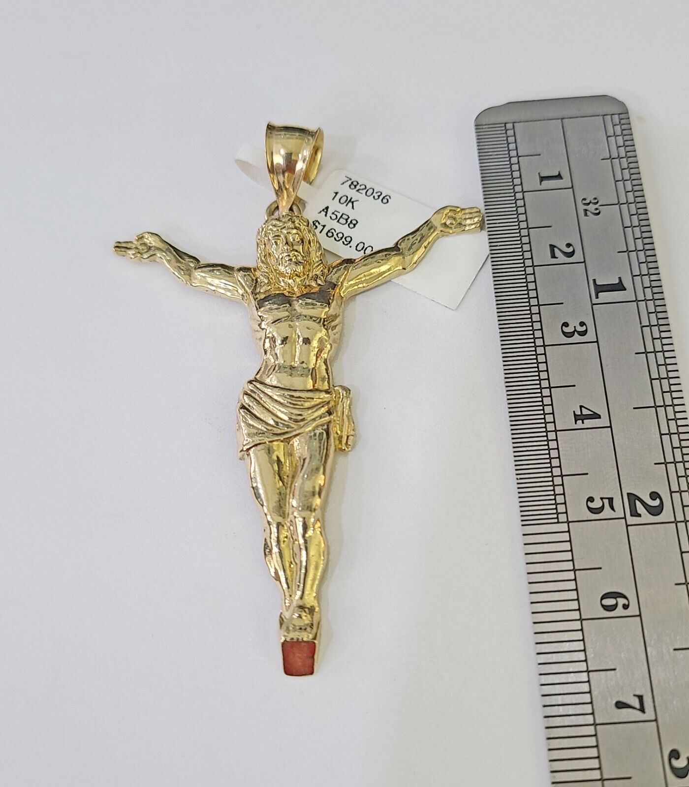 Real 10k Miami Cuban Chain Jesus Charm Set 4mm Yellow Gold Necklace Pendant