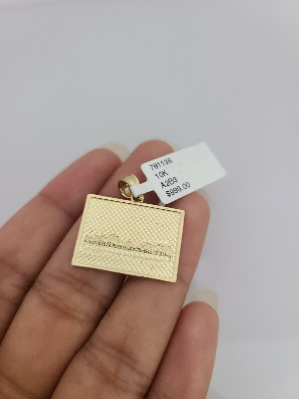 10k Gold Solid Cuban Curb Chain Necklace Last Supper Pendant Set 3mm 18"-26"