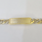 14K Real Gold ID Bracelet Miami Cuban link 12mm 8.5" inches 14kt Diamond Cut