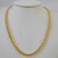 Real 10k Franco Chain Yellow gold 5mm 24inch Necklace lobster lock 10kt