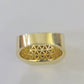 Real 10k Ring Medusa Head Fancy Black Design Yellow Gold Men Casual 10kt