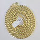 10k Miami Cuban Link Chain Yellow Gold 7mm Necklace 20-28 Inches Real