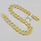 10k Solid Cuban Curb Link Bracelet Gold 7mm 7 Inches Women Real Yellow Gold