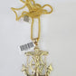 10K Franco Chain Jesus Anchor Pendant Charm Necklace 20"-26" 2.5mm Yellow Gold