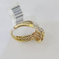 Real 10k Yellow Gold Diamond Ladies Ring Women Engagement Wedding Genuine