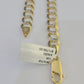 10k Cuban Curb Chain Link Solid Necklace Yellow Gold REAL 8mm 20"-30" Real