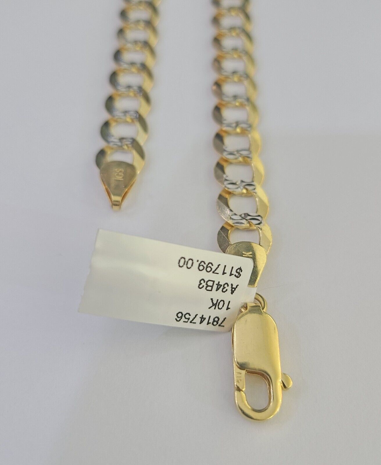 10k Cuban Curb Chain Link Solid Necklace Yellow Gold REAL 8mm 20"-30" Real