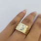 Real 10k Initial B Casual Ring Alphabet Yellow Gold 10kt Genuine