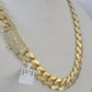 Real 10K Royal Monaco Chain Box Clasp 13mm Gold Necklace 10Kt 26" Genuine