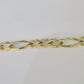 Real 14k Yellow Gold Figaro link Bracelet 9mm 8" Inch Men women Genuine