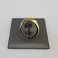 Real 10k Ring Crown Fancy Black Design Yellow Gold Men Casual 10kt