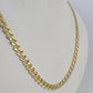 Real 10k Royal Monaco Chain 6mm 24 inches Yellow Gold Necklace Men Women