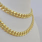 10k Real Miami Cuban Royal Link Chain 26 inch 9mm Genuine Yellow Genuine