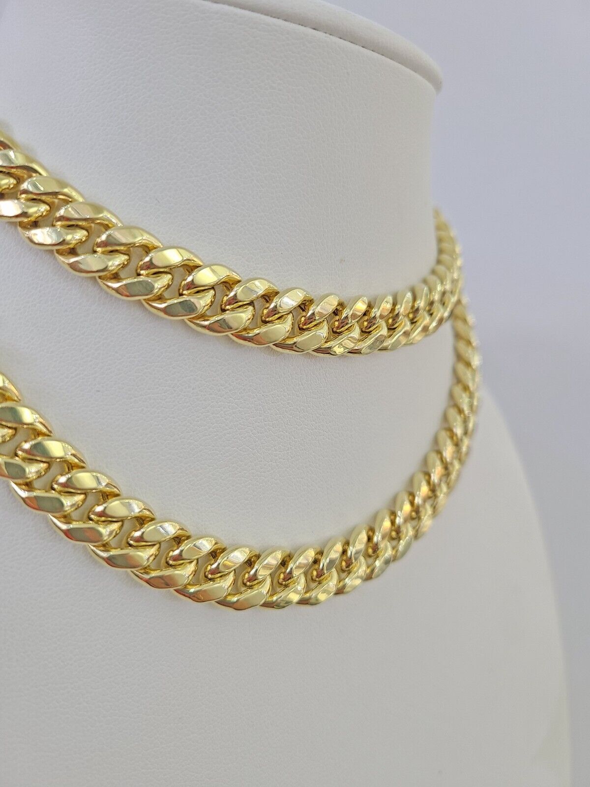 10k Real Miami Cuban Royal Link Chain 26 inch 9mm Genuine Yellow Genuine