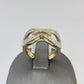 Real 10k Yellow Gold Diamond Ladies Ring Women Casual Engagement Wedding