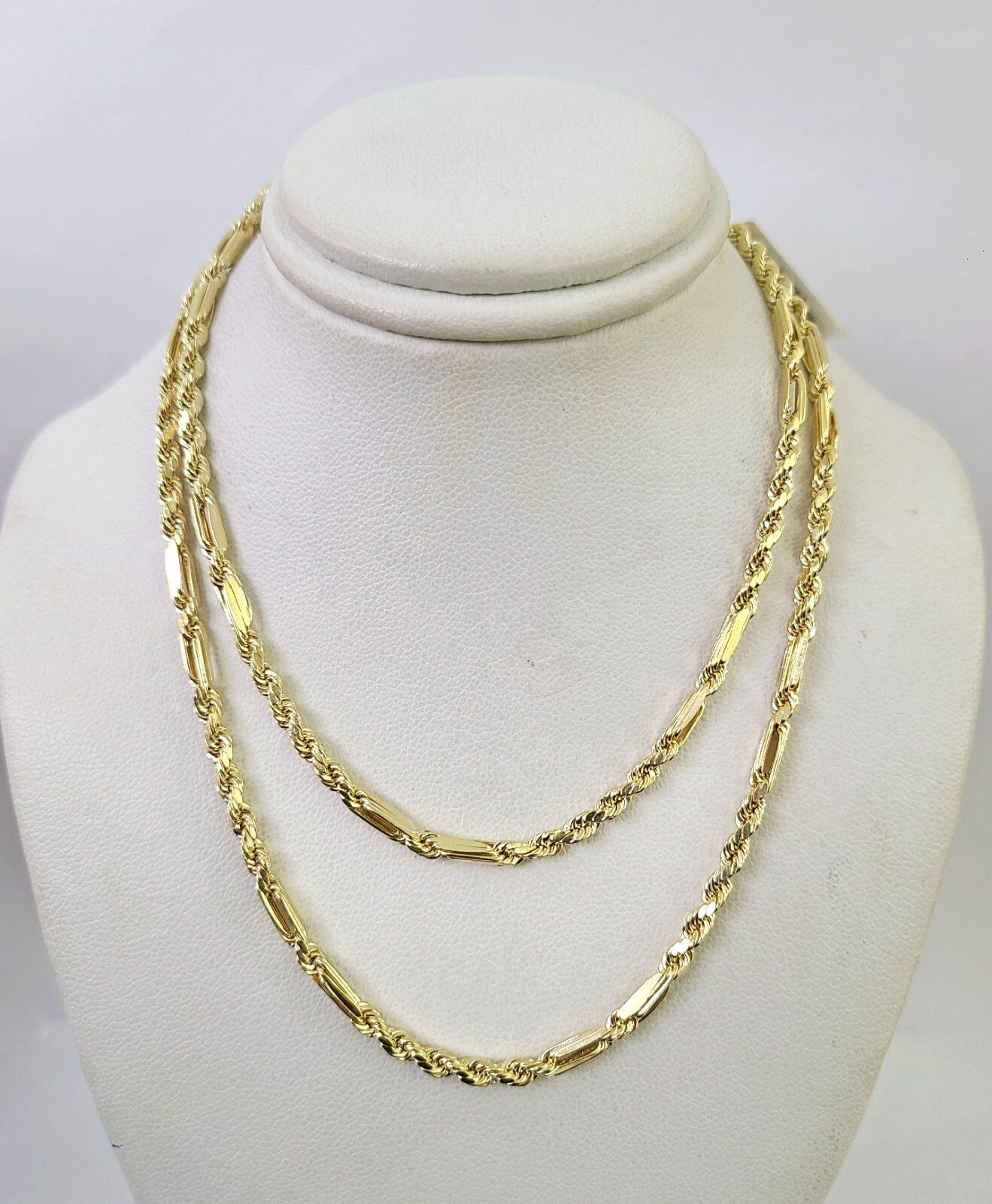 10k Gold Milano Rope Chain Necklace 24