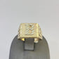 Real 10k Initial B Casual Ring Alphabet Yellow Gold 10kt Genuine