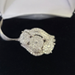 REAL 14k White Gold Diamond Ring Ladies Wedding Engagement Genuine