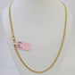 14k Yellow Gold Miami Cuban Link Chain Necklace 3mm 18-26 Inches Real