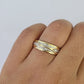 REAL 10k Diamond Ring Ladies Men Trio SET Wedding Engagement Genuine Yellow Gold