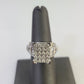 REAL 10k White Gold Diamond Ring Wedding Engagement Ring Genuine Bridal