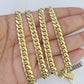 10k Miami Cuban Link Chain Necklace Solid Yellow Gold 6mm 18-26 Inches Real