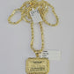 10k Milano Rope Chain Last Supper Charm Necklace SET 3mm 18" 20" 22" 24"