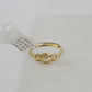 Real 14k Yellow Gold Diamond Ladies Ring Lab Created Women Engagement Wedding