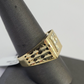 Real 10k Initial F Casual Ring Alphabet Yellow Gold 10kt Genuine