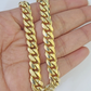 Real 10k Miami Cuban Link Bracelet Gold 8mm 8.5" Box Lock 10kt Yellow Gold