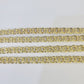 Real 10k Chino ID Chain Necklace Yellow Gold 6mm 18" 20" 22" 24" Genuine