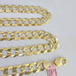 14k Cuban Curb Link Chain Solid Yellow Gold Necklace 11mm 20"-30" Inch Real