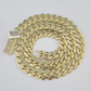 Real 10K Royal Monaco Chain Box Clasp 13mm Gold Necklace 10Kt 26" Genuine