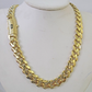 Real 10K Royal Monaco Chain Box Clasp 13mm Gold Necklace 10Kt 24" Genuine