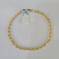 Solid Real 10K Rope Bracelet Yellow Gold  8" Inch 3mm 10kt Real gold men women