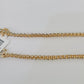 10K Rose Gold Diamond Bracelet Women Ladies 7" REAL Genuine Gold