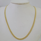 10K Miami Cuban Link Chain Yellow Gold Real 5mm 24 inch Necklace