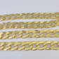 Real 10k Cuban Curb Link chain SET Yellow Gold 11mm 20-30Inch Necklace Men Women